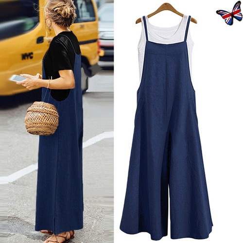 ladies linen jumpsuit uk